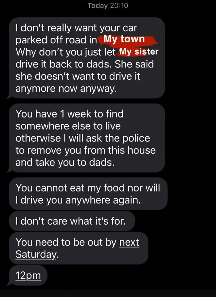 I Said My Sister Can’t Drive My Car Uninsured
