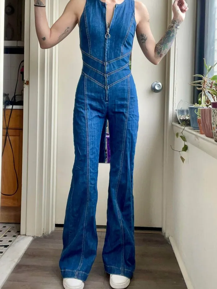 Found A Denim 1 Piece Actually Long Enough For Me!