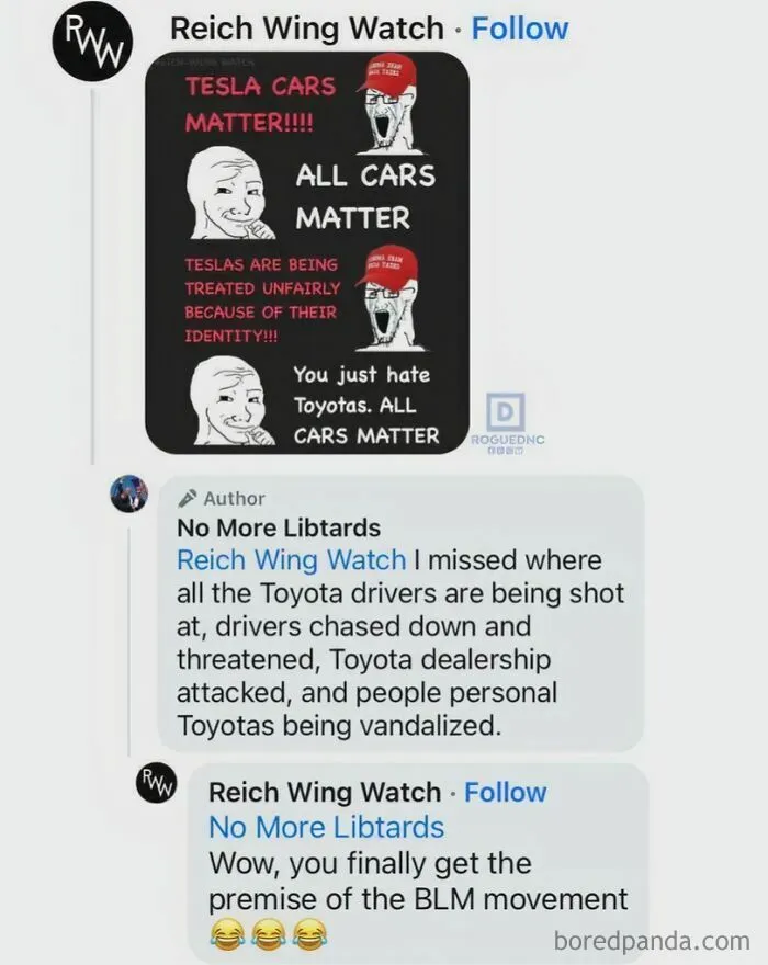 Conservative Finally Gets Blm