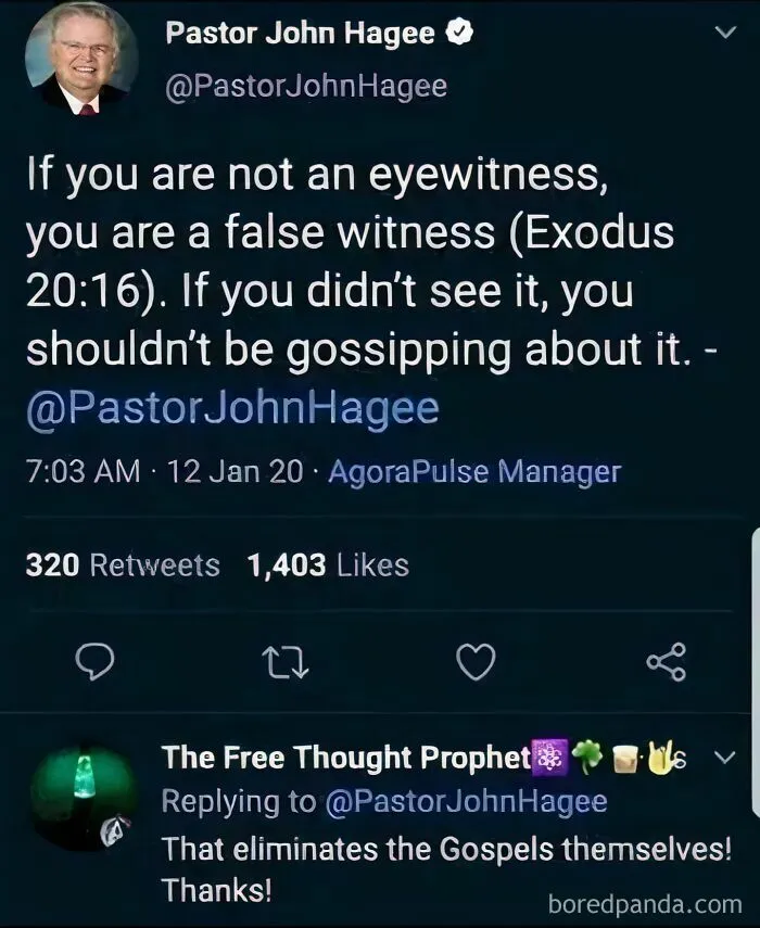 False Witness Gossips Himself Into A Corner