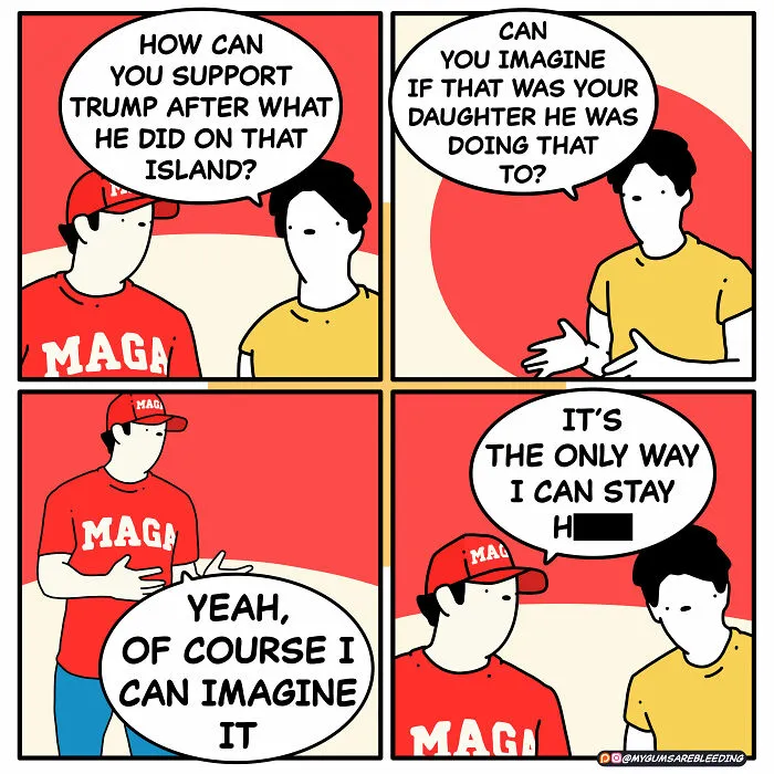 43 New Dark Comics By “My Gums Are Bleeding” That Take Unexpected And Dark Turns