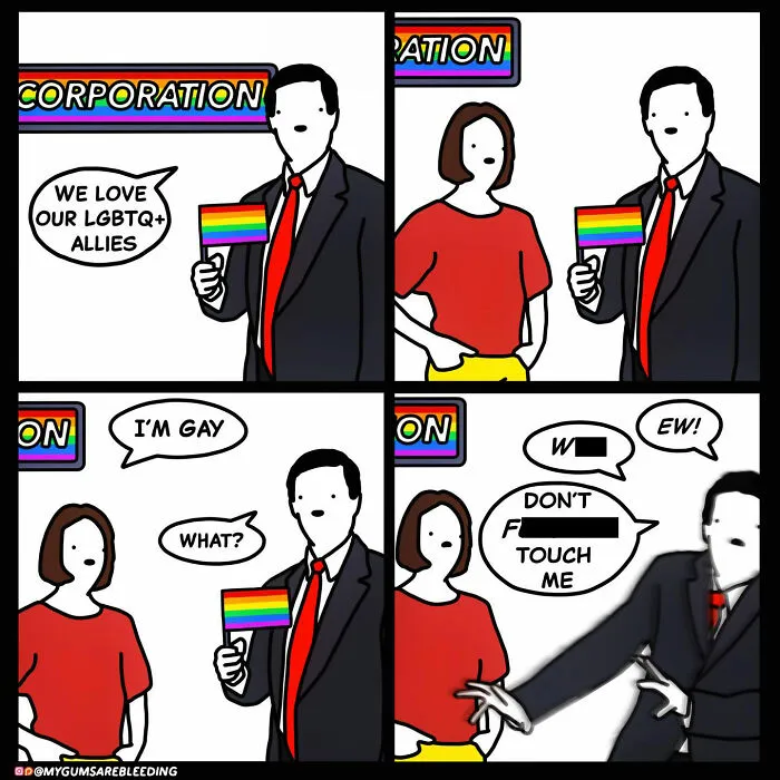 43 New Dark Comics By “My Gums Are Bleeding” That Take Unexpected And Dark Turns
