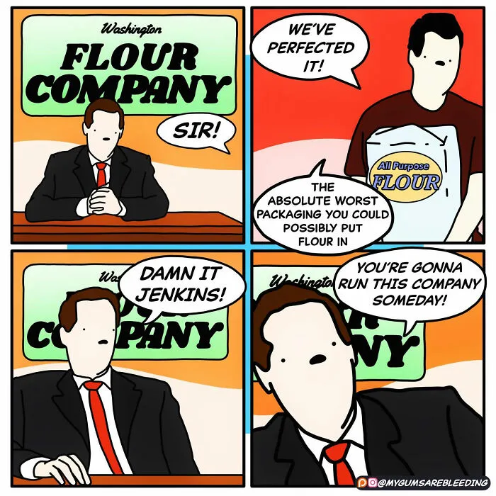 43 New Dark Comics By “My Gums Are Bleeding” That Take Unexpected And Dark Turns