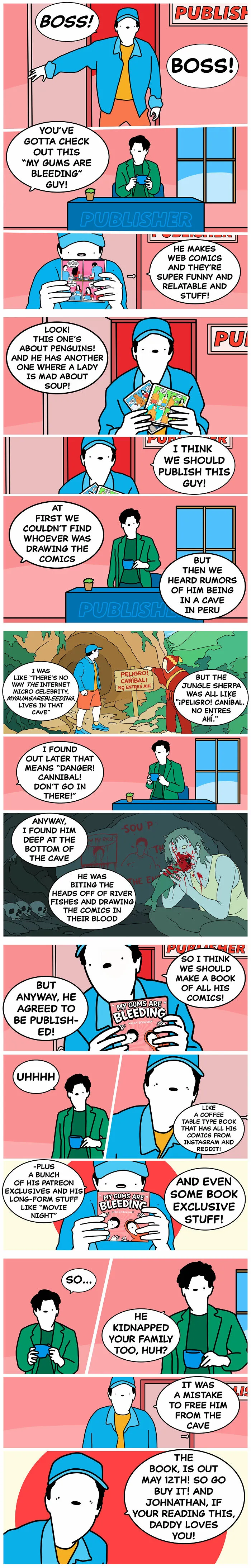43 New Dark Comics By “My Gums Are Bleeding” That Take Unexpected And Dark Turns
