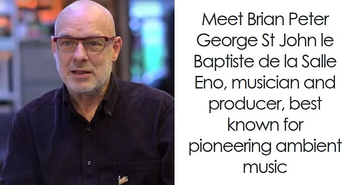 Brian Eno: Bio And Career Highlights