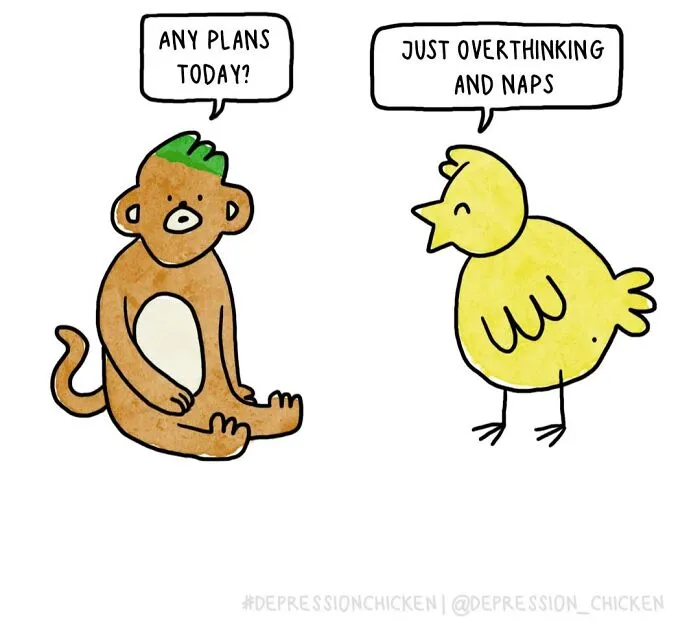This Artist Turns Anxiety, Overthinking, And Everyday Struggles Into 61 New Relatable Comics