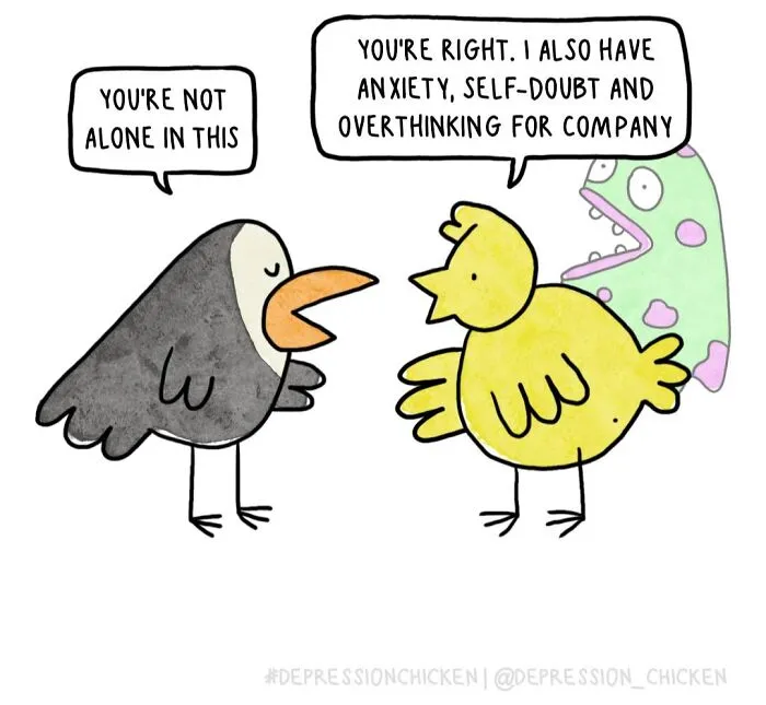 This Artist Turns Anxiety, Overthinking, And Everyday Struggles Into 61 New Relatable Comics
