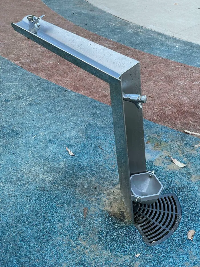 Following Up On Recent Water Fountain Design Posted: Wheelchair Accessible, Water Bottle Filler And Dog Bowl In One. Sydney Australia