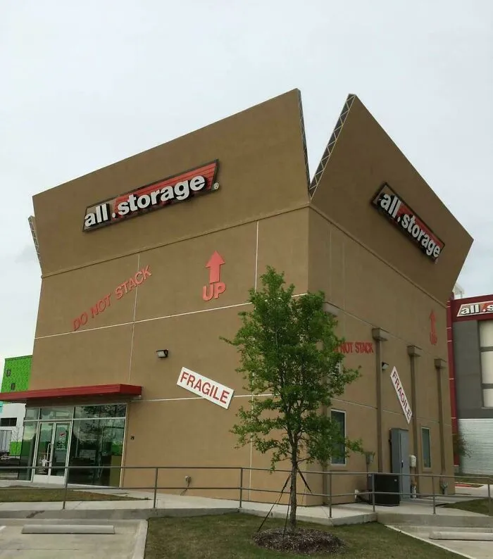 All Storage Building That's Shaped Like A Giant Storage Box