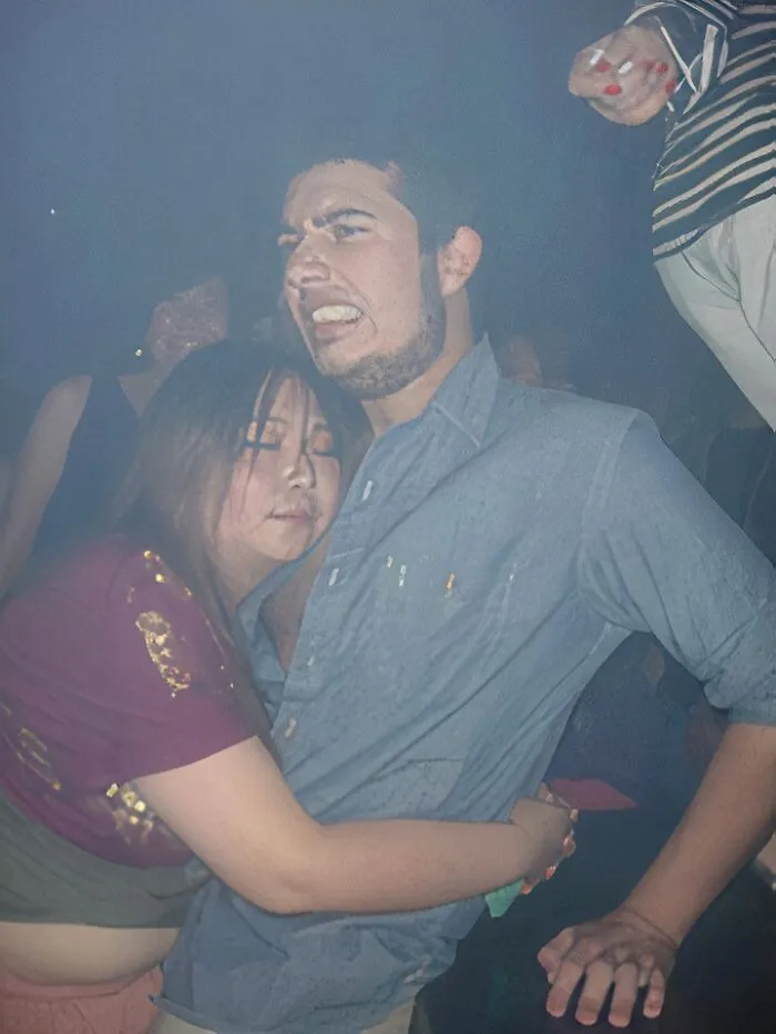 My Friend Having A Good Time At A Club In China