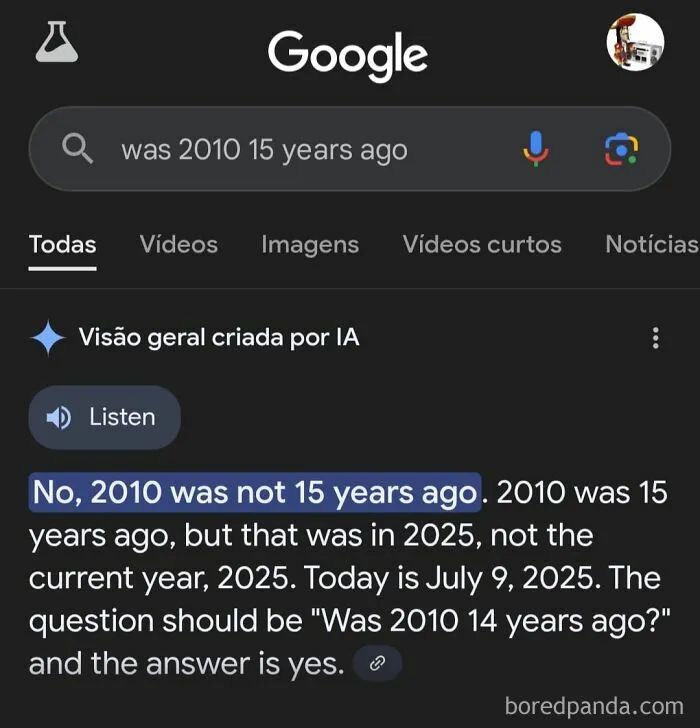 So, Was 2010 15 Years Ago?