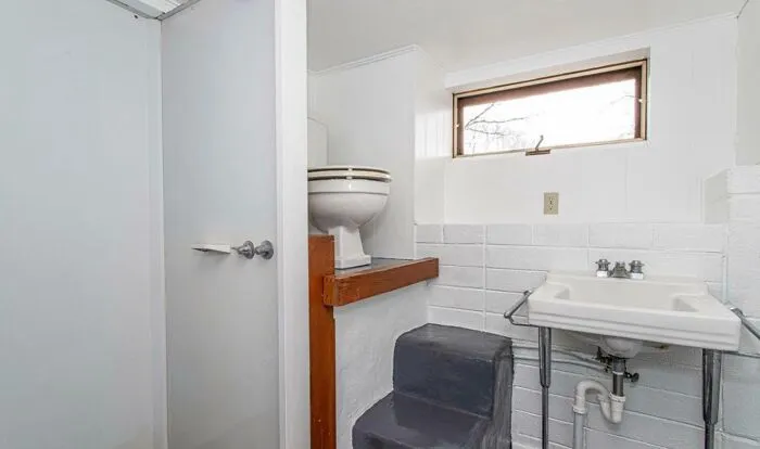 A Bathroom In A Newly Listed Home In My Town