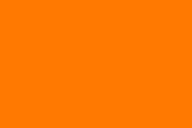 A vibrant, solid orange color, perfect to select a color for your next design project.
