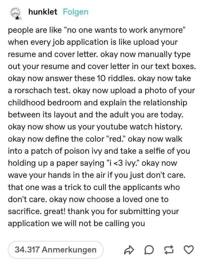 Job Hunting Is Getting Ridiculous