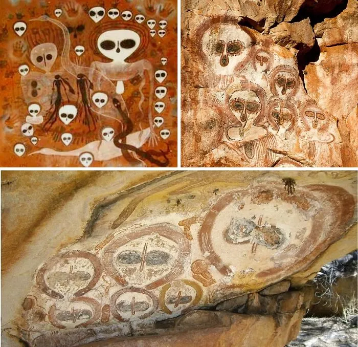 4000yo Cave Paintings In Australia