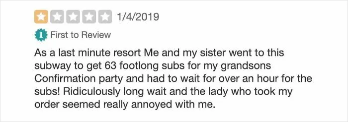 How Dare They Make Me Wait For My Ridiculous Last Minute Order?