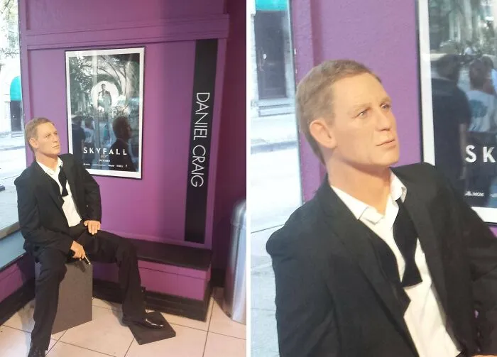 This Wax Sculpture Of Daniel Craig Looks Absolutely Nothing Like Daniel Craig