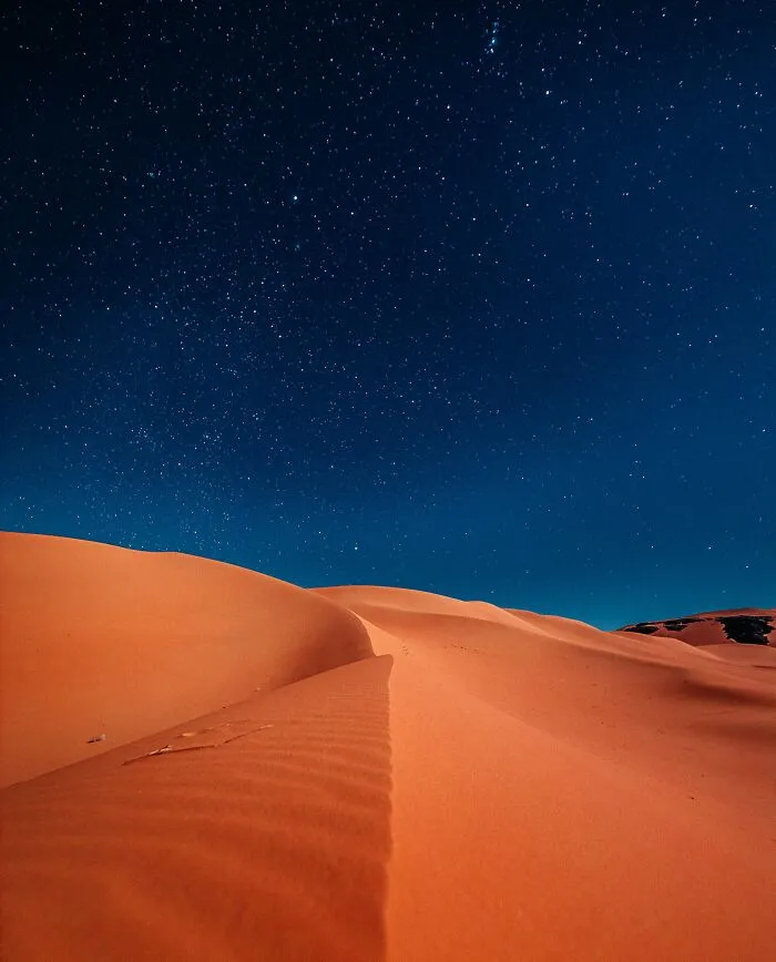 I Spent Four Days Camping Out In The Remote Algerian Sahara - Just Me And A Local Guide. I Took A Million Photos But This One Was My Favourite