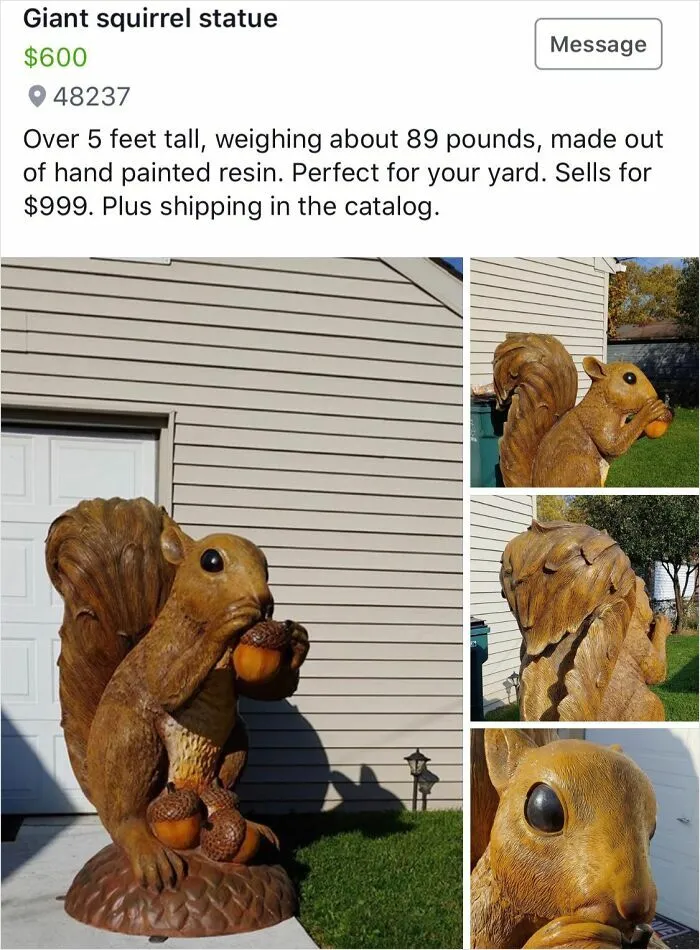 Just In Case Anyone Is In The Market For A 5-Foot Squirrel
