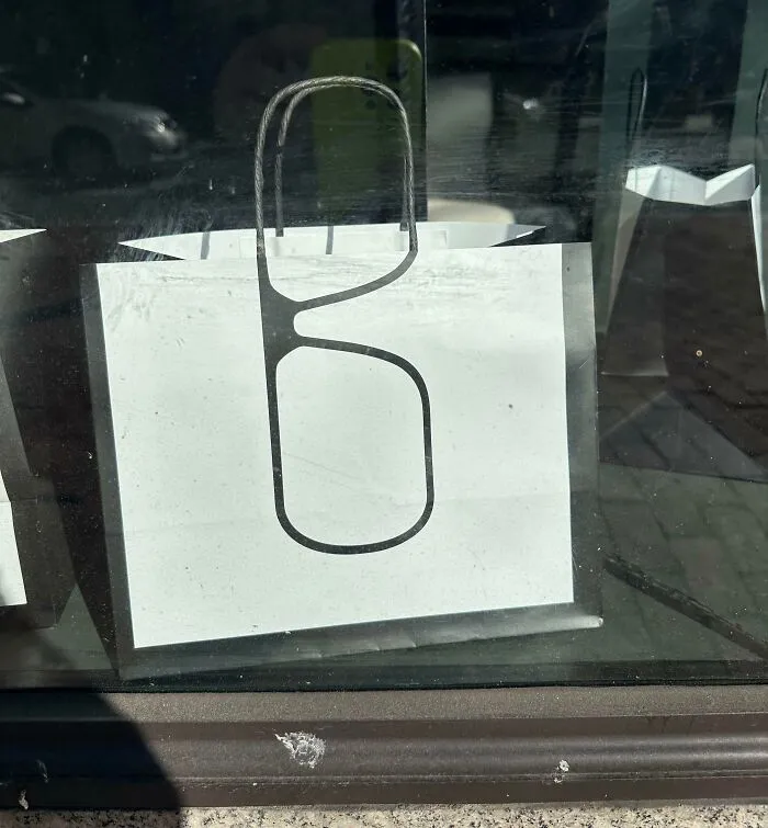 Shopping Bag At An Optical Store