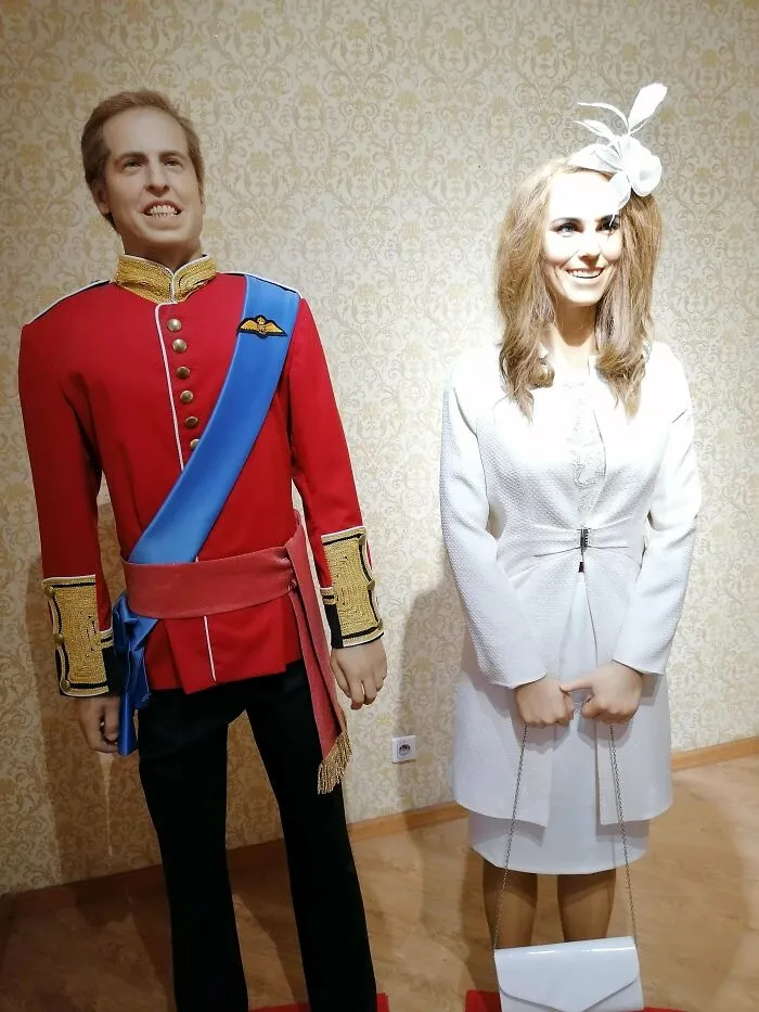 Prince William And Kate From Krakow Wax Museum