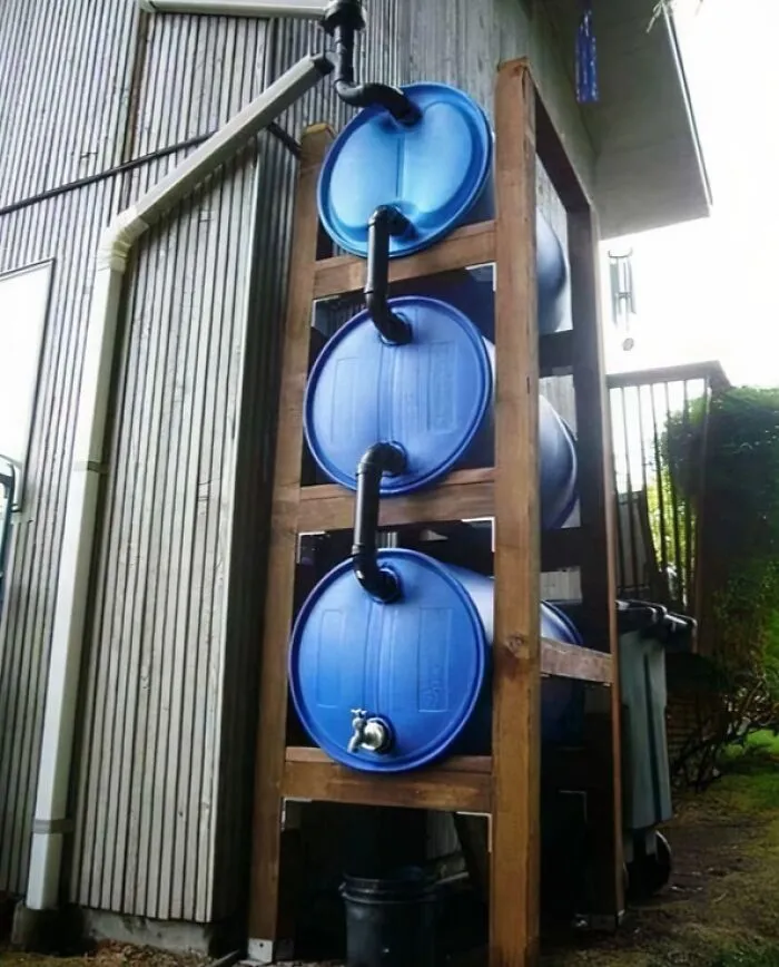 How To Link Up Multiple Barrels For Rainwater Collection