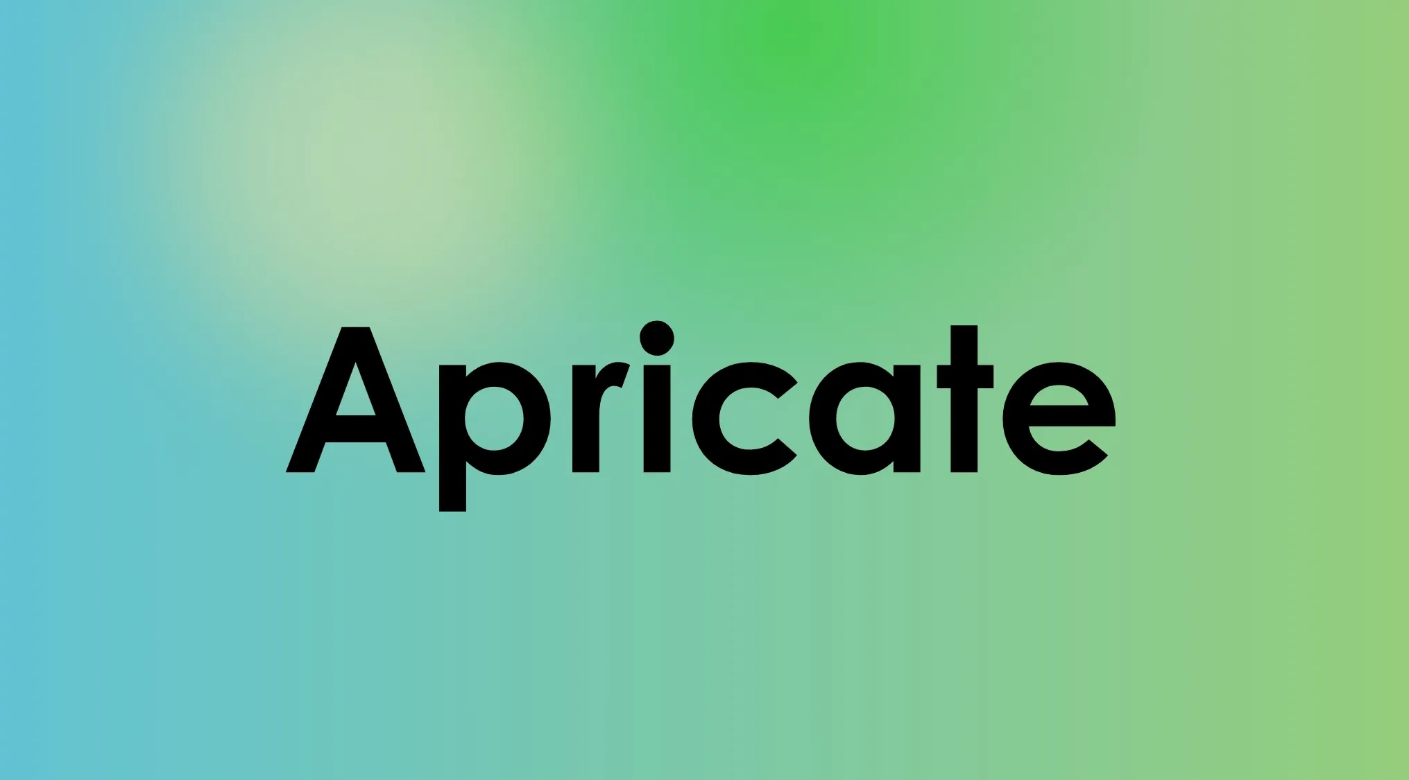 The word Apricate in bold black text on a blurred green and blue background. Guess the meaning of rare words.