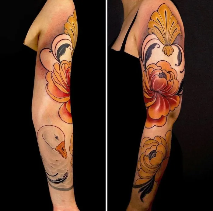 From Delicate Florals To Bold Wildlife Designs: The Best 73 Botanical Tattoos Shared By Our Artists At Sacred Gold Tattoo Studio