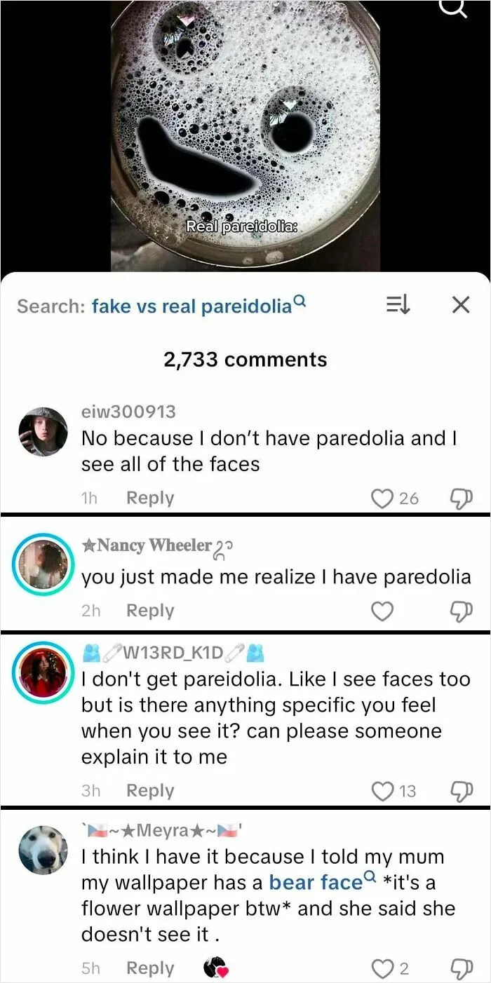 Kids On TikTok Self-Diagnosing With Pareidolia, Thinking It's A Mental Illness