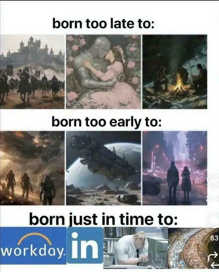 Born Too Late To Pass Of The Bubonic Plague