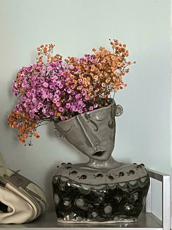 My GF’s First Vase In Her Beginner Ceramic Class