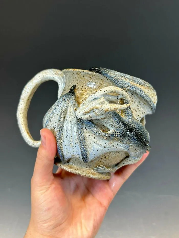 Dragon Mug I Made For My Boyfriend!