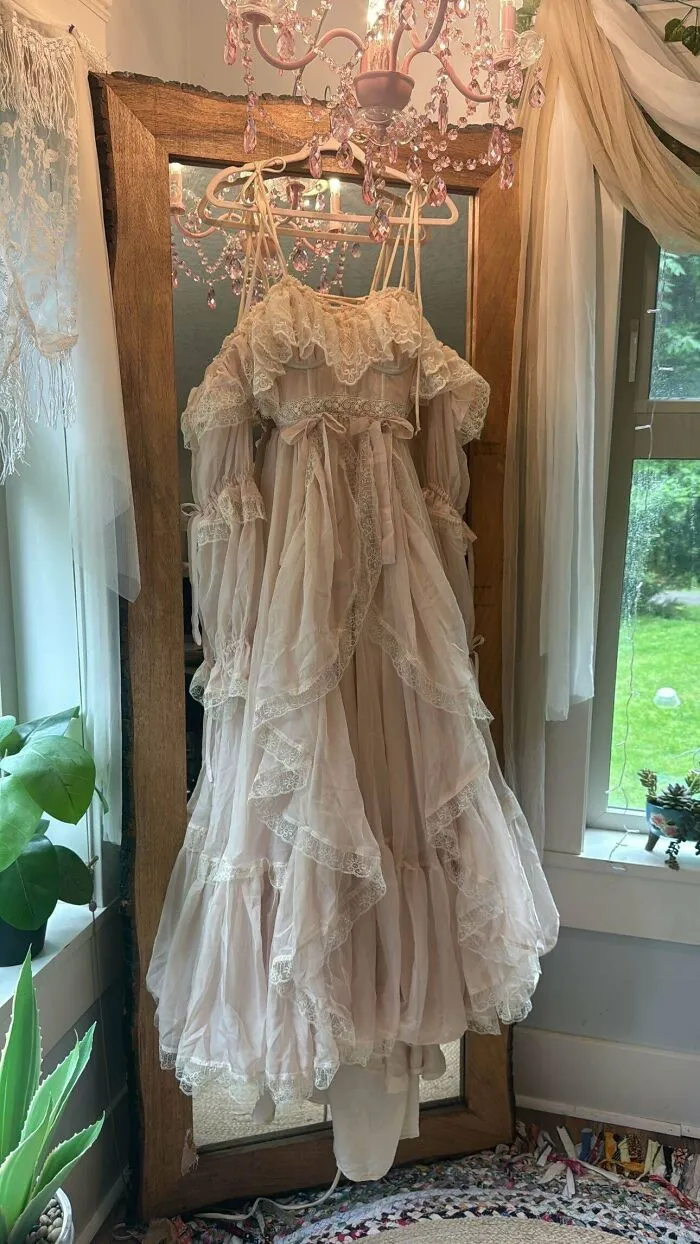 I Made This Dress For A Customer Who Is Eloping In Spain Next Month