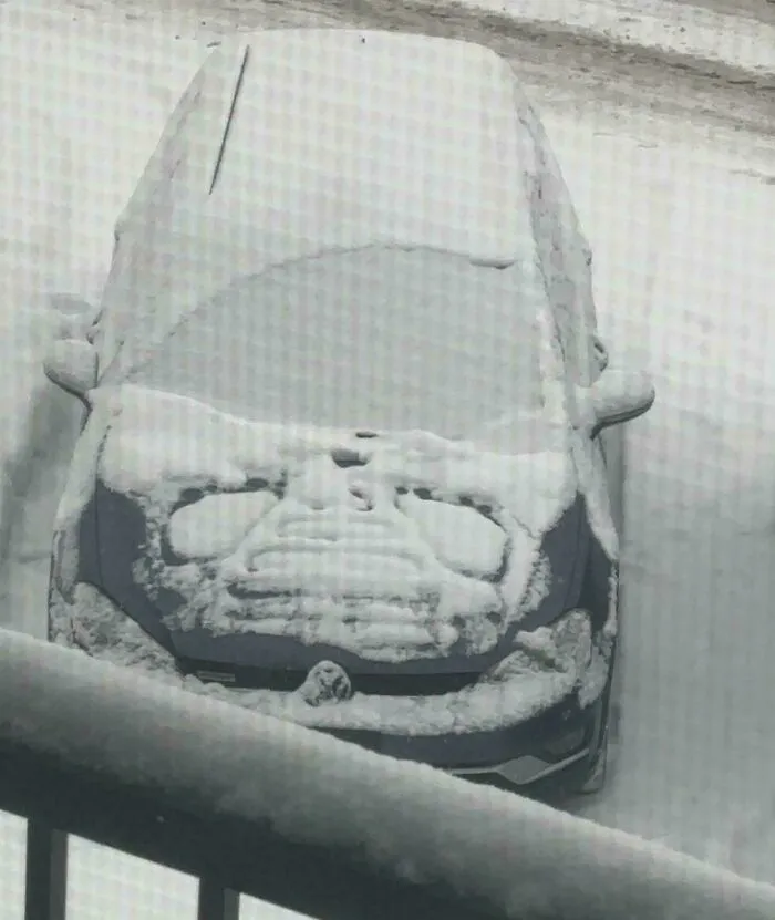 What Caused This Impression Pattern On My Hood?
