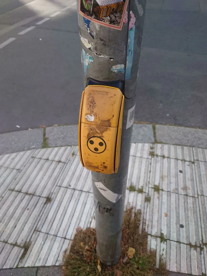 Pedestrian Crossing Button In Berlin, Germany