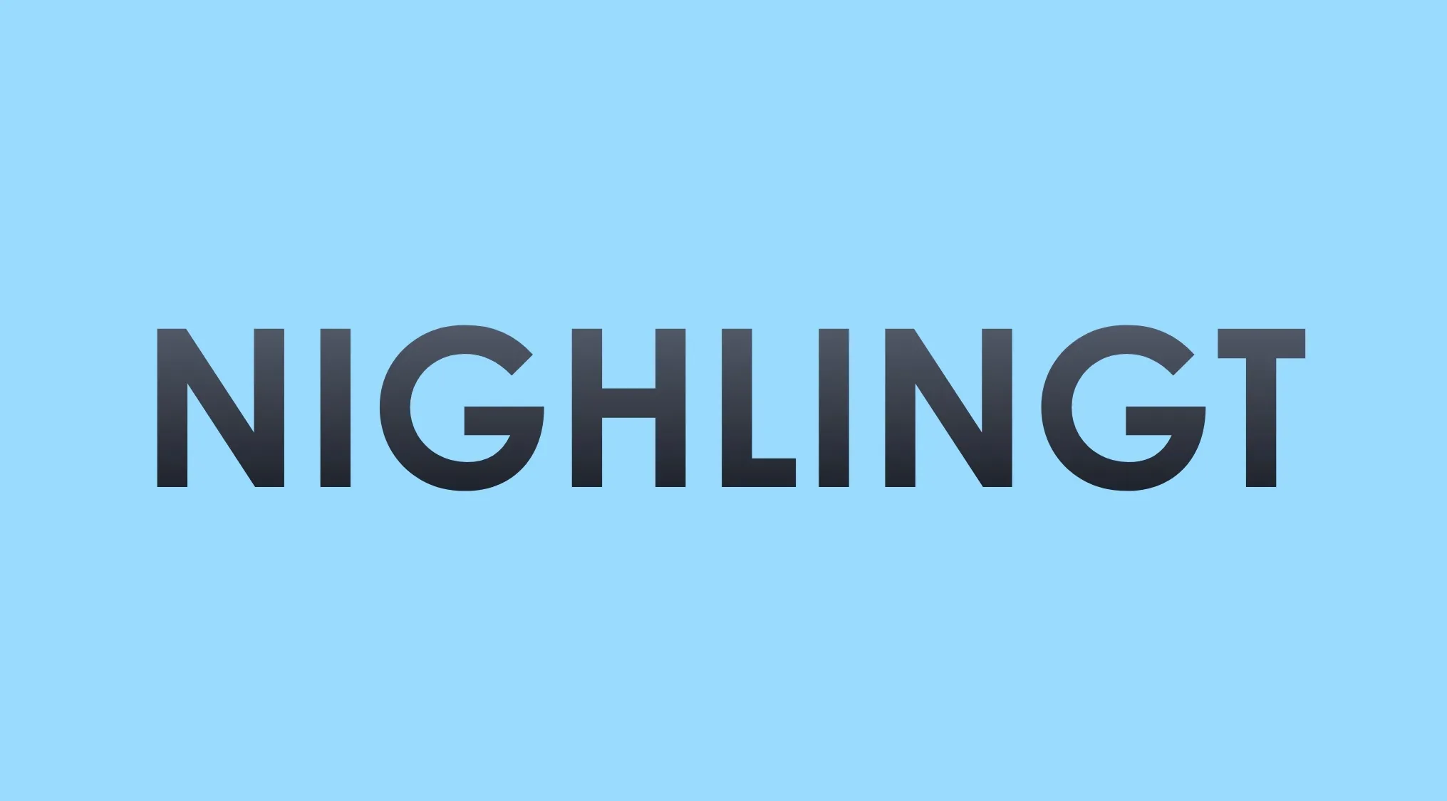 A blue background with the scrambled word Nighltingt in dark gray letters, part of a General Knowledge word unscramble game.