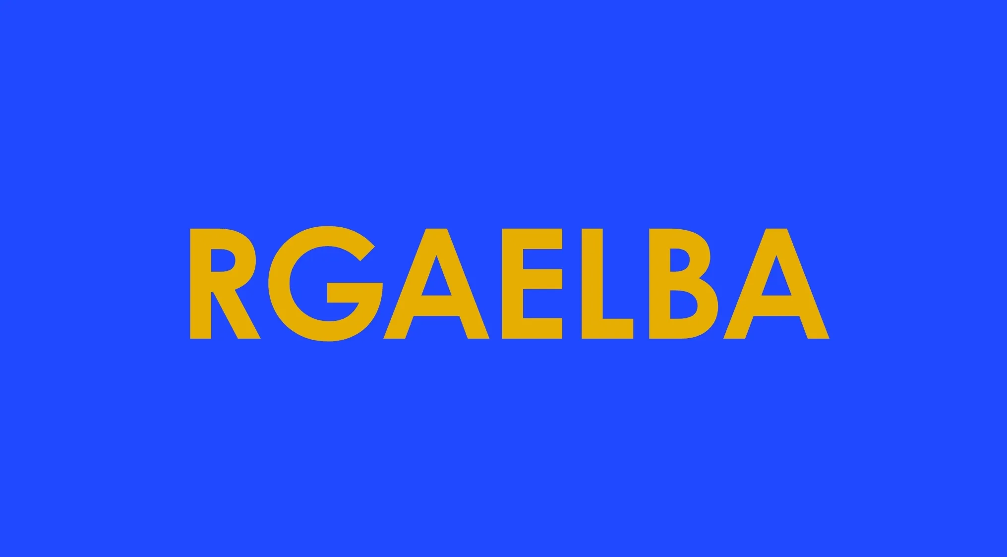 The word Rgaelba in red against a blue background, part of a challenge to unscramble general knowledge words.
