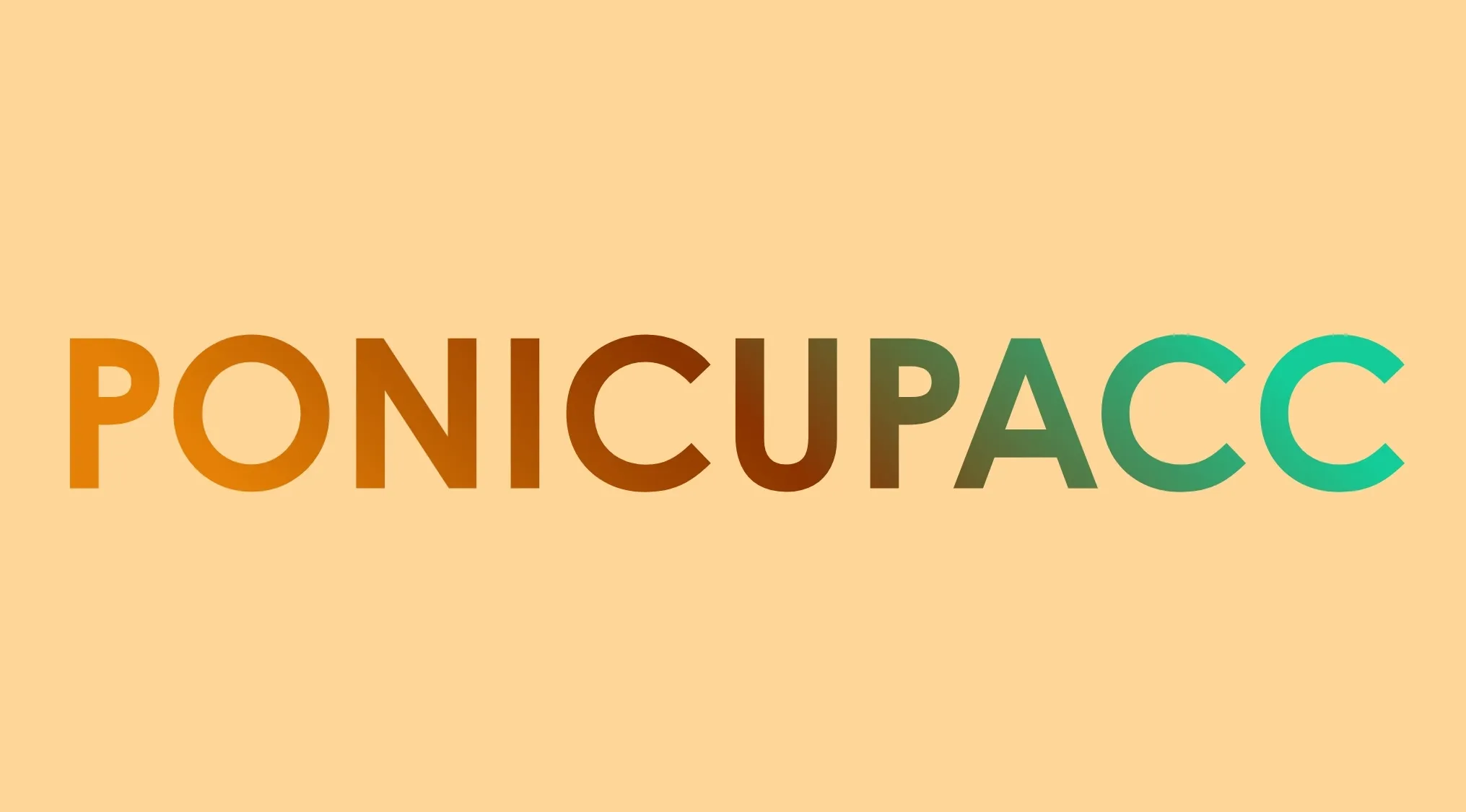 Unscramble General Knowledge Words: The jumbled word Ccapucinop, with letters in a color gradient on a peach background.