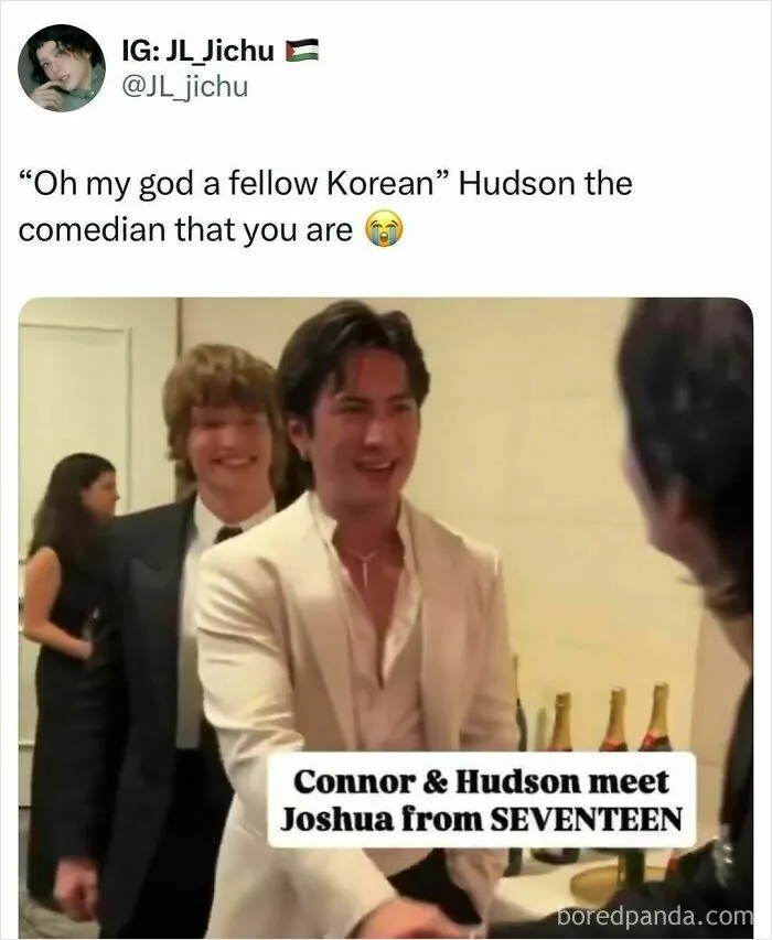 K-Pop fan meets Joshua from SEVENTEEN with excitement and laughter