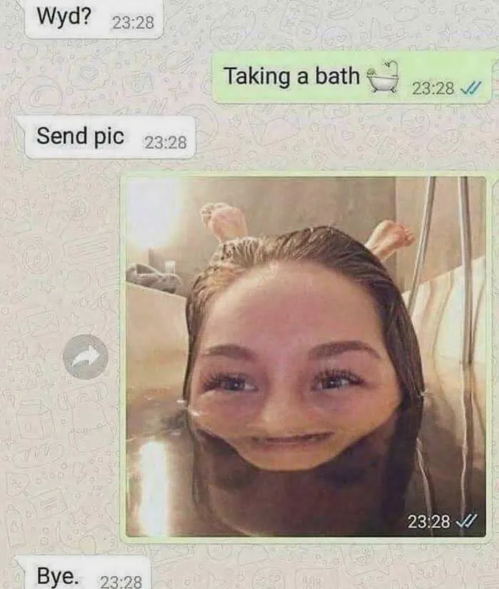 Blursed Selfie