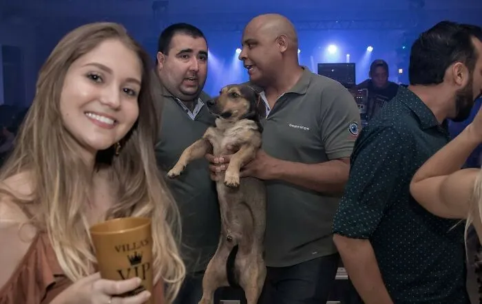 Psbattle: This Dog Getting Kicked Out Of Nightclub