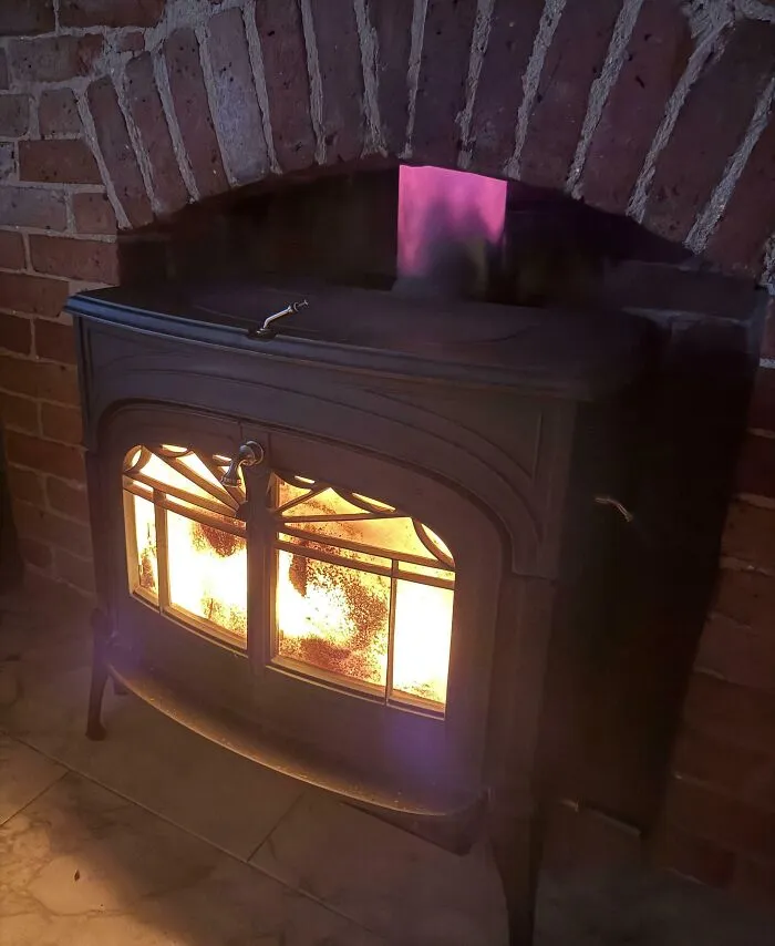 Glowing Stove Pipe