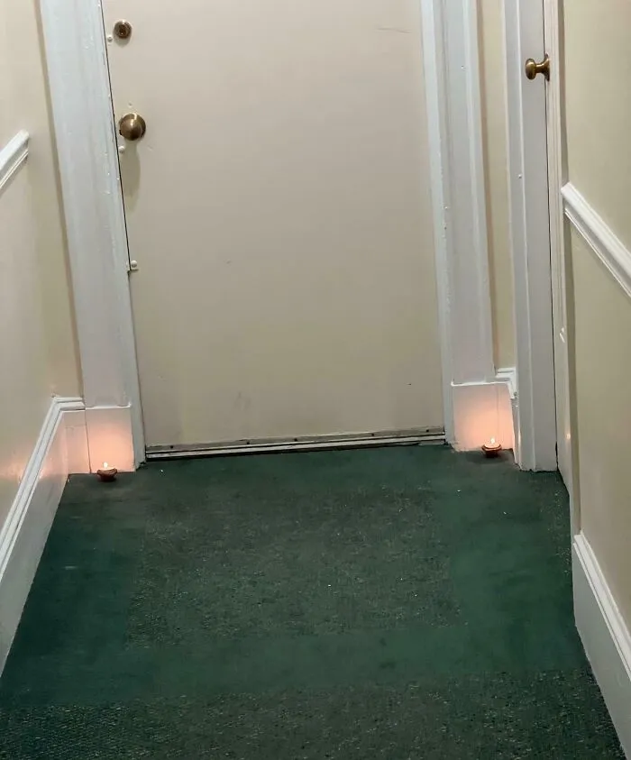 Neighbors Leaving Lit Candles Unattended Outside Apartment Doors