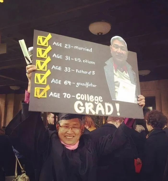 Chad Finally Graduated