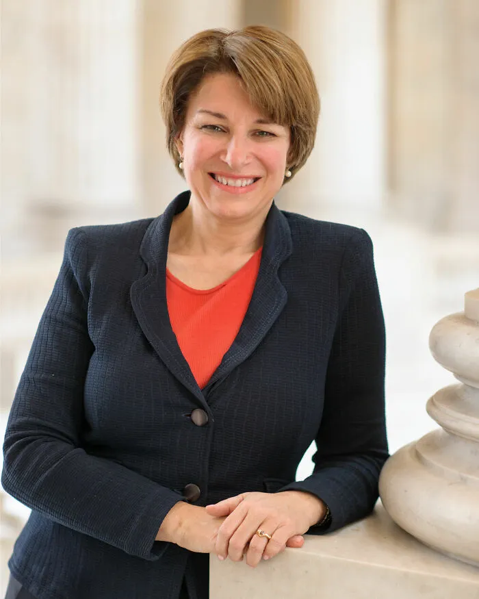 Politician Amy Klobuchar, 66