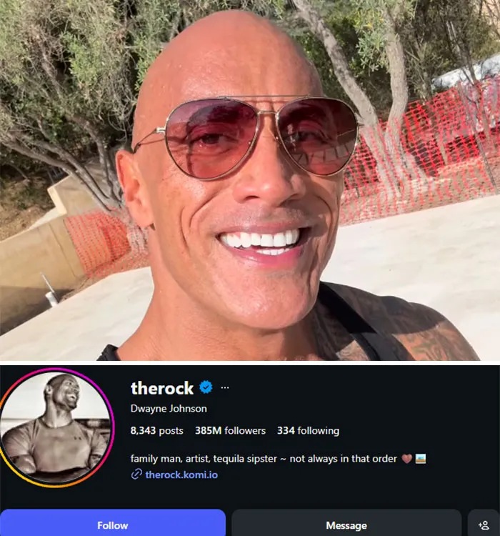 Dwayne Johnson - 4.9 Million