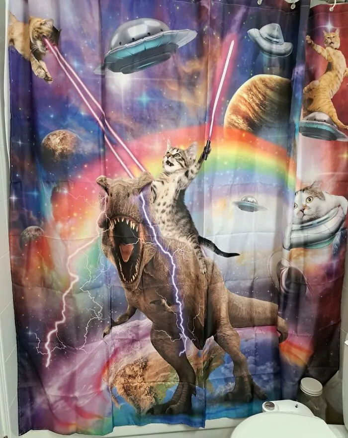 My Son Loved This Shower Curtain