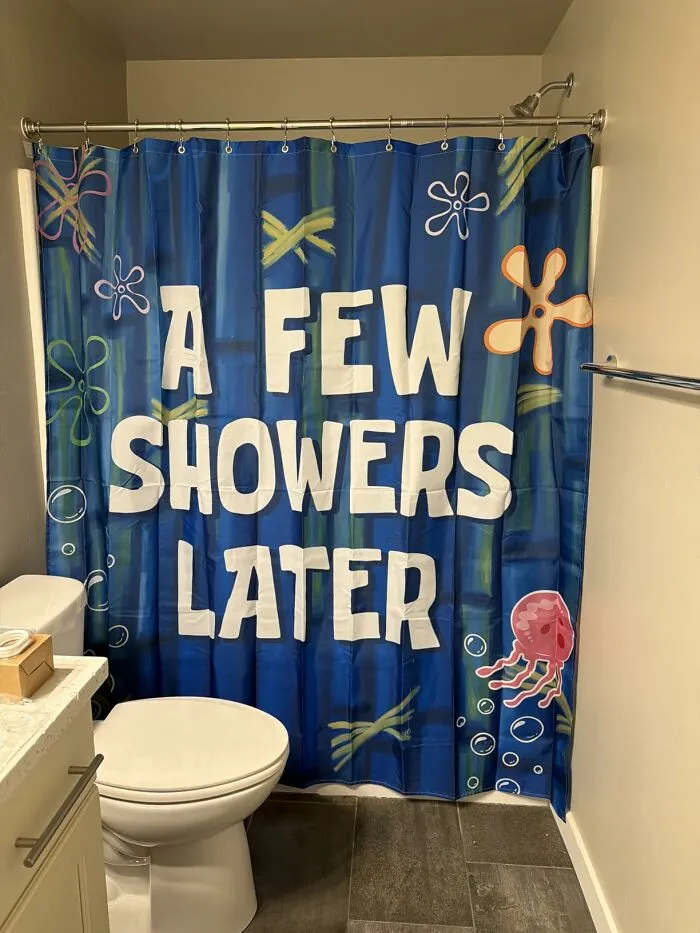 Huge Spongebob Fan, Used It For My Teens Bathroom