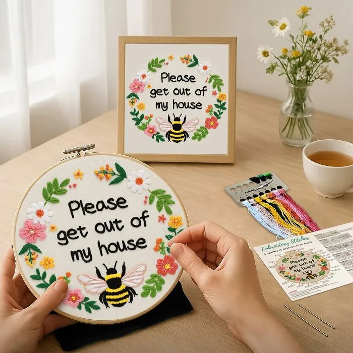 <a Style="Display:inline;" Href=" Https://Www.amazon.com/Nuberlic-Embroidery-Beginners-Adults-Instruction/Dp/B0gkl1hcg3?crid=pqv0jw47db8g&dib=eyj2ijoimsj9.cktltjwpizaqo-F2ty0d2fkqs3jerw9szhjrwku_g4ei0bthq4pbxxmsgylf15uihyecme4zle0kcy_erssg99zix3pq4g3n6mvgfrfrqsrcr6d7mgnqcmjajegsshnoowdq_vwznaahtyirkov6wyxmegpchgpjrmm-Vynma9tc_kv4feaccg6andhhw_yrvpnve31n-Palgkpcrzlfrknb3teubqbk15olh6awcxvmy-Wssblu8uq8__p4msufxu7yyl6bvjkfhxwewtbspd8cib7w7w5unrqha6_hxvg.ehpgnnru89w_8hnv1gdo0c9rda7licagrolkzhxwsim&dib_tag=se&keywords=funny%2bcross%2bstitch&qid=1778072767&sprefix=funny%2bcross%2bstit%2caps%2c428&sr=8-14-Spons&sp_csd=d2lkz2v0tmftzt1zcf9tdgy&th=1&linkcode=ll2&tag=bpcow-20&linkid=2d04b8d37ea172989c591b4f14f0409f&language=en_us&ref_=as_li_ss_tl" Target="_blank"> Stitching Your Feelings Has Never Been More Direct Than With The <span Style="Font: Inherit; Color: #d74b1f;"> "Please Get Out Of My House" Embroidery Kit </Span> That Pairs Perfectly With A Forced Smile And A Pointed Look Toward The Front Door