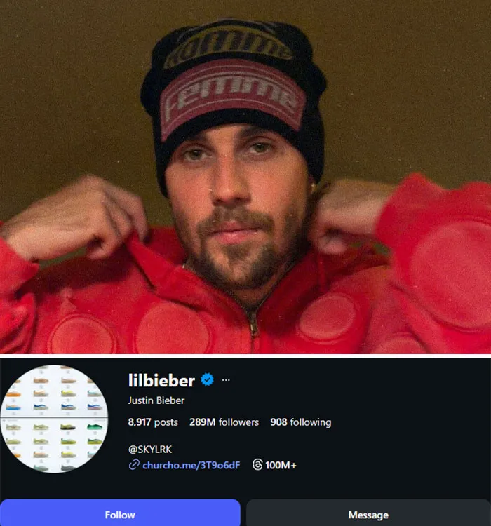 Justin Bieber - 4.3 Million